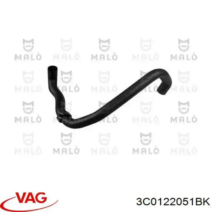 Нижний шлаг радиатора охлаждения 3C0122051BK VAG