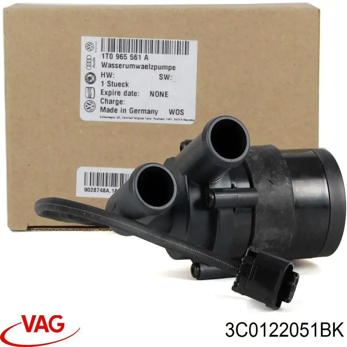 3C0122051BK VAG Патрубок радиатора охлаждения нижний