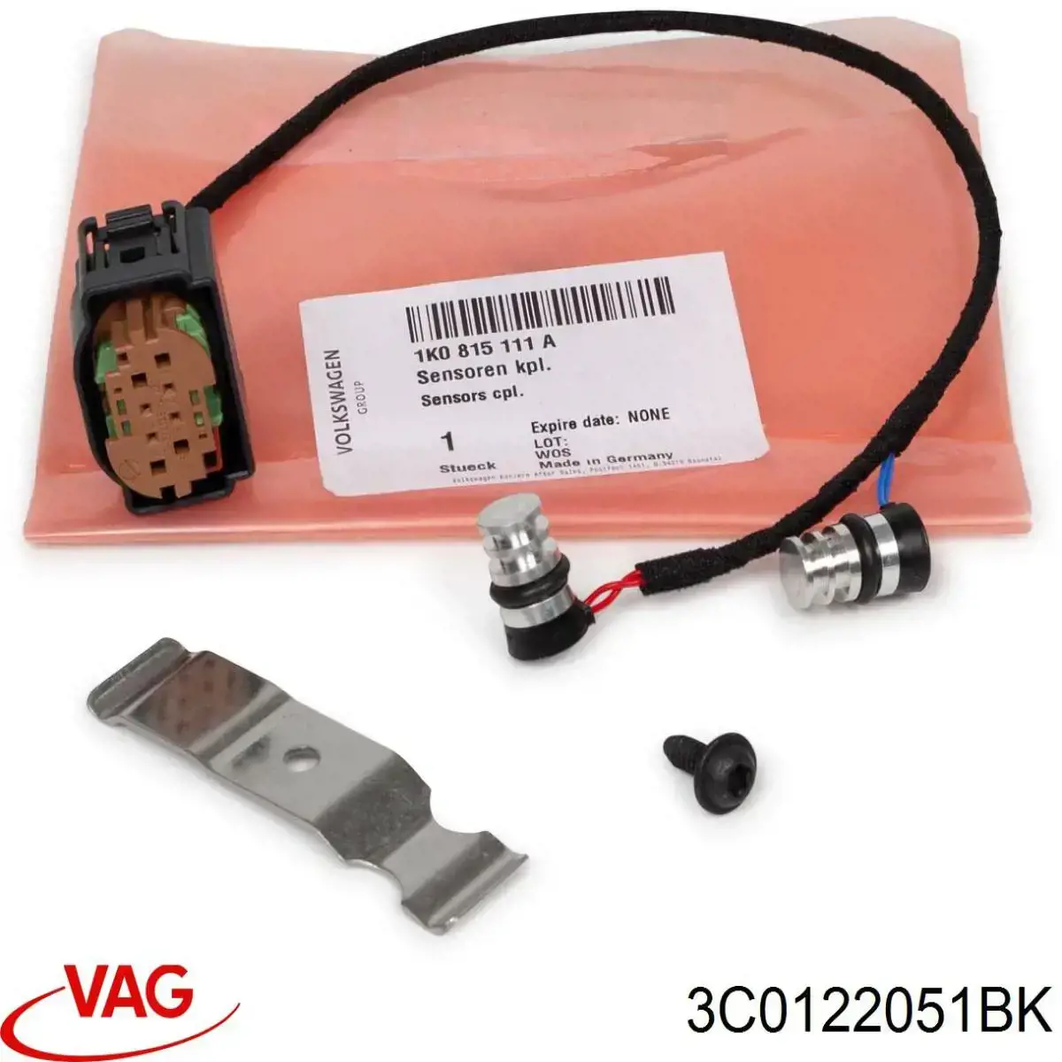 Купить 3C0122051BK VAG Шланг радиатора охлаждения нижний