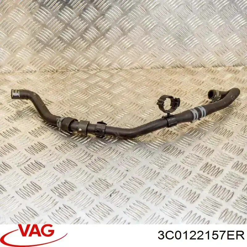 Патрубок радиатора 3C0122157ER VAG