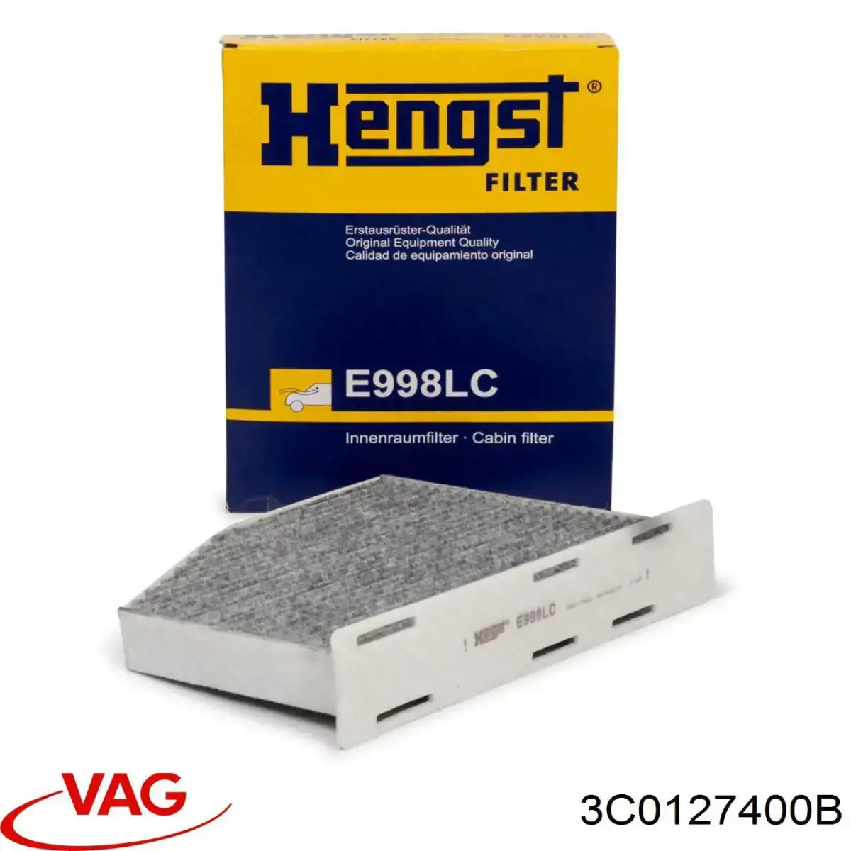 Caixa de filtro de combustível Audi A3  8P1