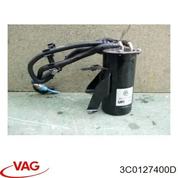 3C0127400D VAG Caja del filtro de combustible original y equivalente