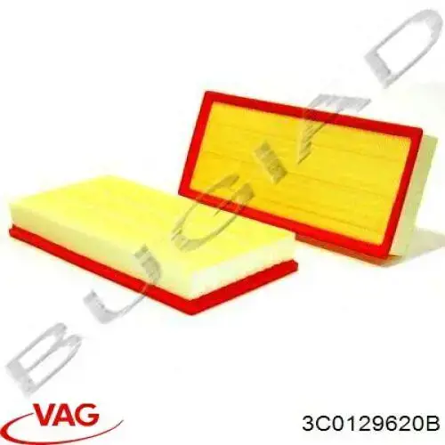 Элемент воздушного фильтра VAG 3C0129620B цена, от 9.17 USD
