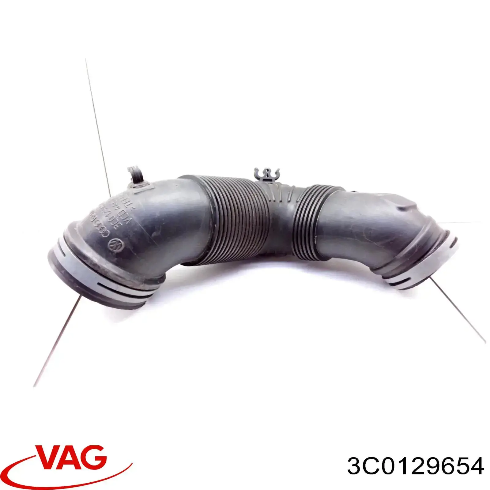  Cano derivado de ar do medidor de consumo do ar Audi A3 hatchback (8P1) (2003 - 2012) 