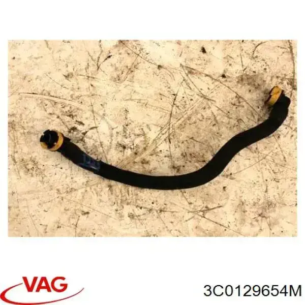 3C0129654M VAG Патрубок воздушный, выход воздушного фильтра