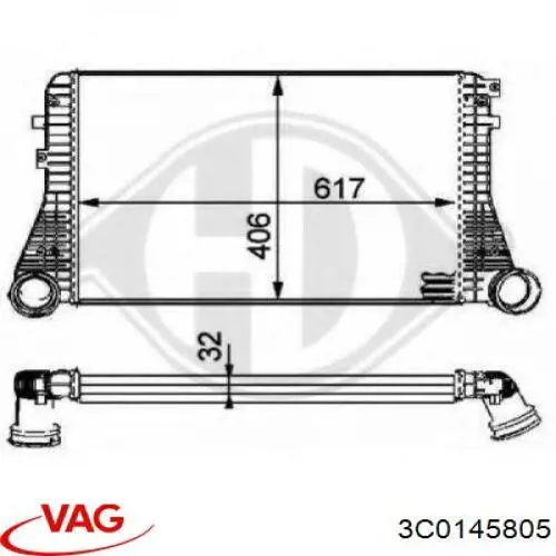  VAG 3C0145805 цена, от 95.94 USD