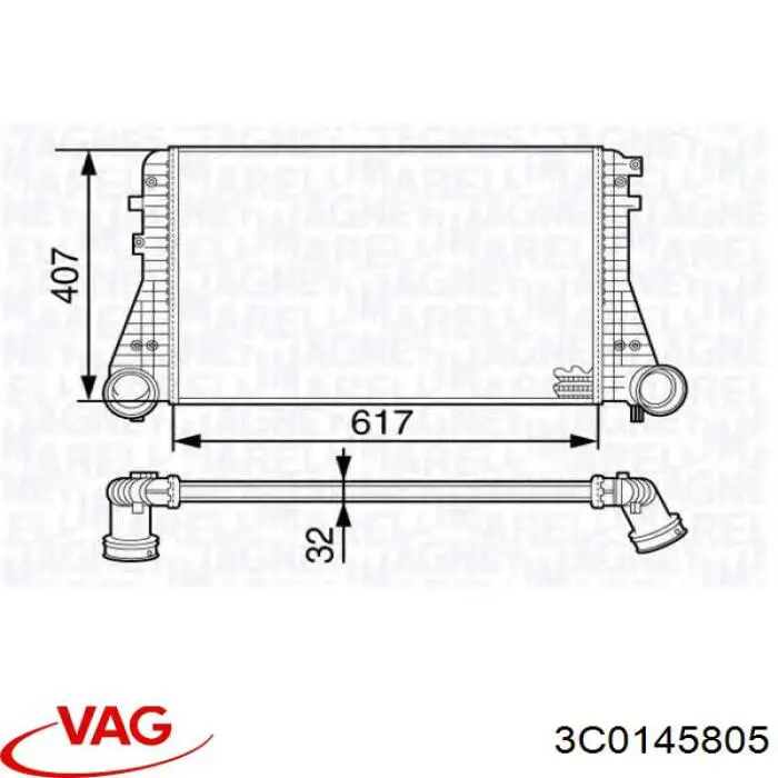 Купить 3C0145805 VAG 