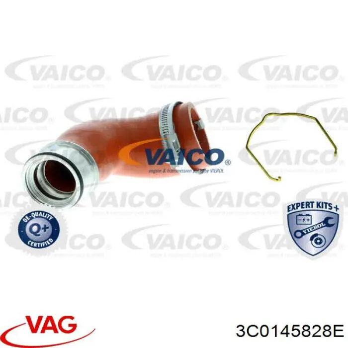 3C0145828E VAG Патрубок воздушный, выход из компрессора (наддув)