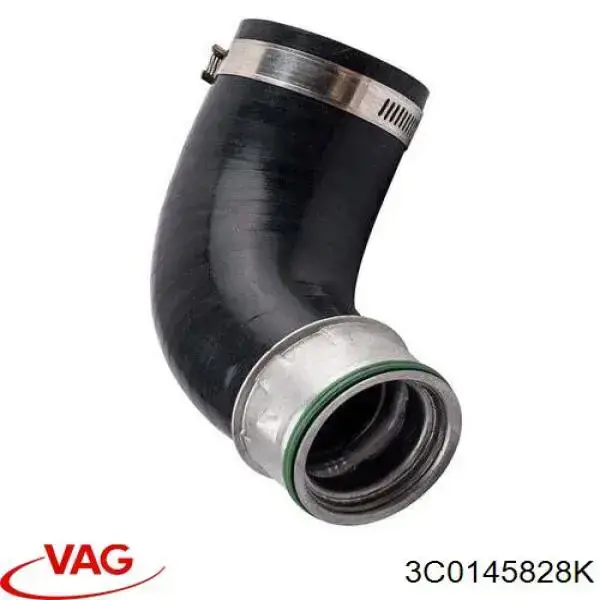 Патрубок воздушный, выход из турбины/компрессора (наддув) VAG 3C0145828K цена, от 39.20 USD