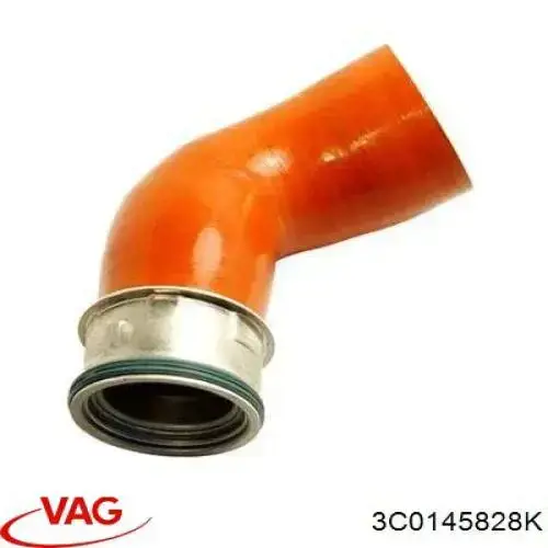 Купить 3C0145828K VAG Патрубок воздушный, выход из турбины/компрессора (наддув)