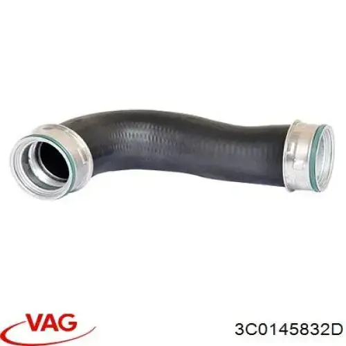 Шланг/патрубок интеркуллера VAG 3C0145832D цена, от 19.00 USD