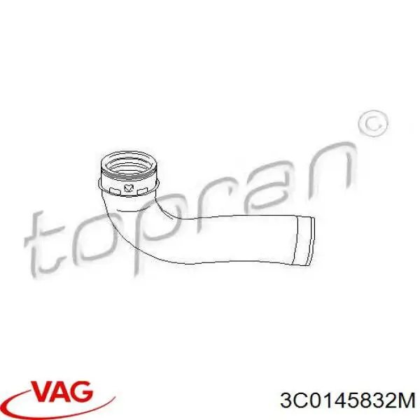 Купить 3C0145832M VAG Патрубок интеркулера