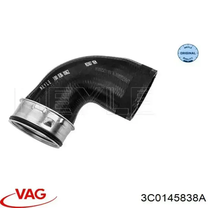 Шланг/патрубок интеркуллера VAG 3C0145838A цена, от 18.84 USD