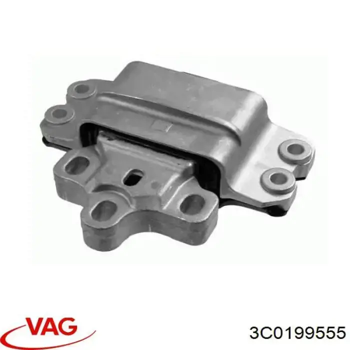 3C0199555 VAG Подушка трансмиссии (опора коробки передач) правая