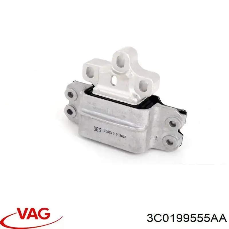 3C0199555AA VAG coxim (suporte esquerdo de motor)