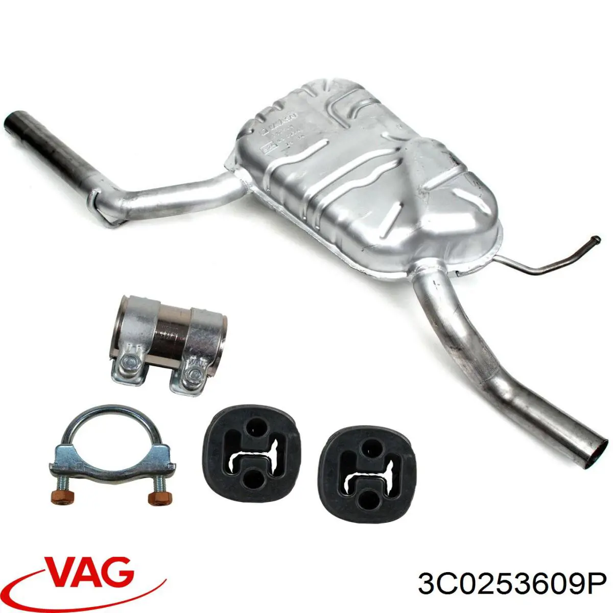 Выхлоп задний VAG 3C0253609P цена, от 48.57 USD