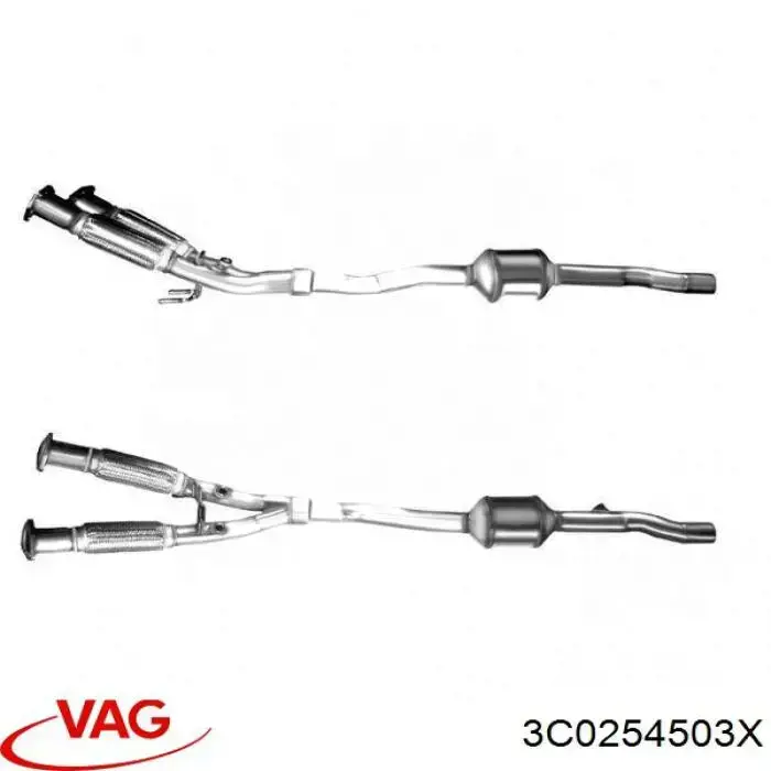 3C0254503X VAG Конвертор-катализатор