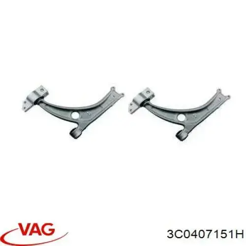 Купить 3C0407151H VAG Рычаг передней подвески нижний левый/правый