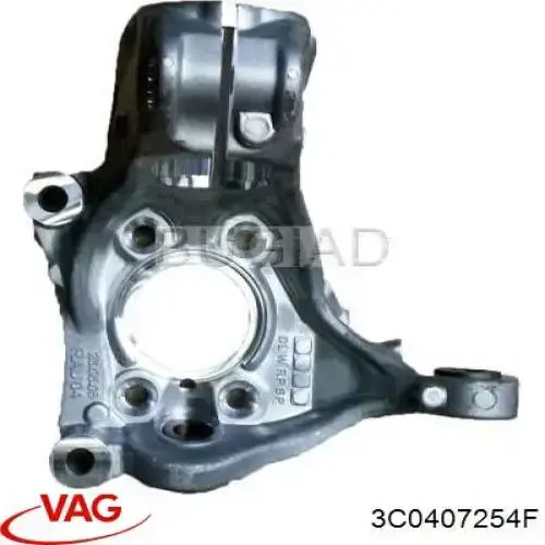 Купить 3C0407254F VAG Ось передняя и поворотные кулаки