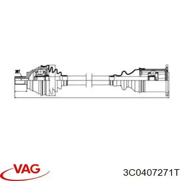  VAG 3C0407271T цена, от 45.15 USD