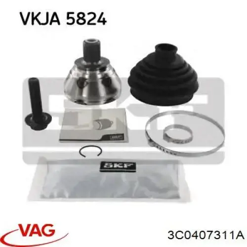 Граната колесная VAG 3C0407311A цена, от 39.00 USD