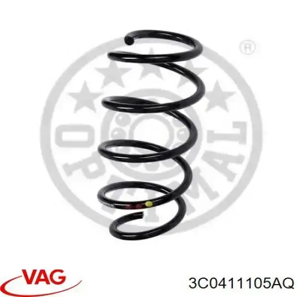 Пружина амортизатора передняя VAG 3C0411105AQ цена, от 44.04 USD