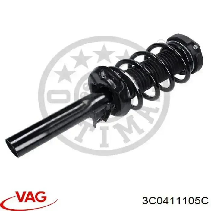 3C0411105C VAG Пружина передней подвески