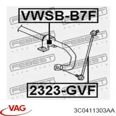 Стабилизатор передний VAG 3C0411303AA
