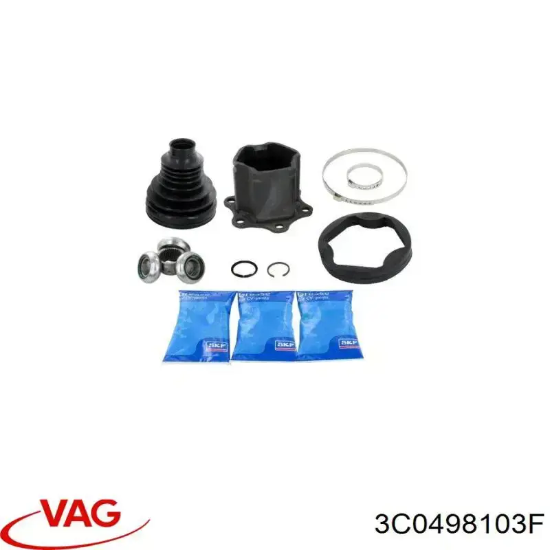 Шарнир угловых скоростей внутренний передний VAG 3C0498103F цена, от 47.17 USD