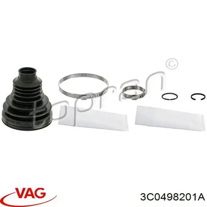 Купить 3C0498201A VAG Пыльник гранаты внутренний, передней полуоси