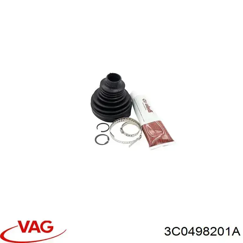 Пыльник ШРУСа внутренний, передней полуоси VAG 3C0498201A