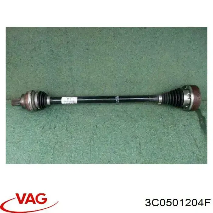 Купить 3C0501204F VAG Полуось задняя правая