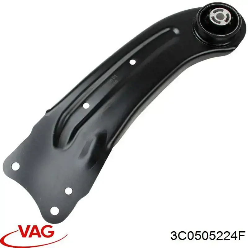 Рычаг (тяга) задней подвески продольный нижний правый 3C0505224F VAG