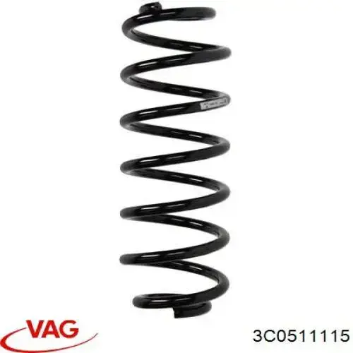 Задняя пружина 3C0511115 VAG