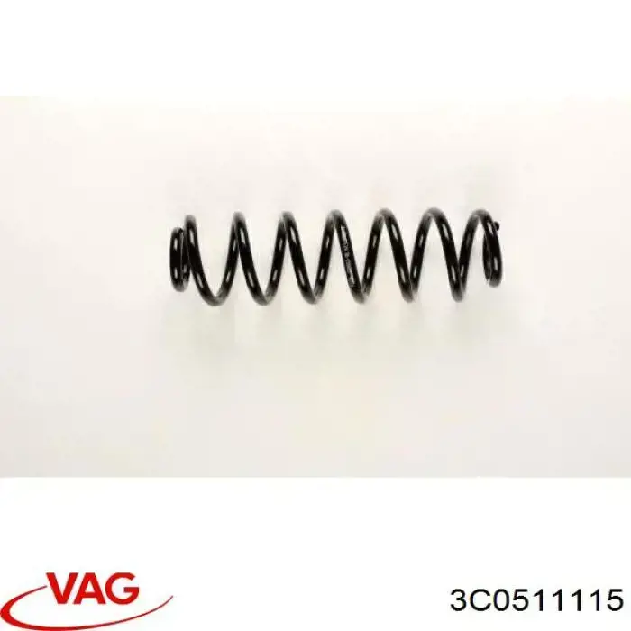 3C0511115 VAG Пружина подвески задняя