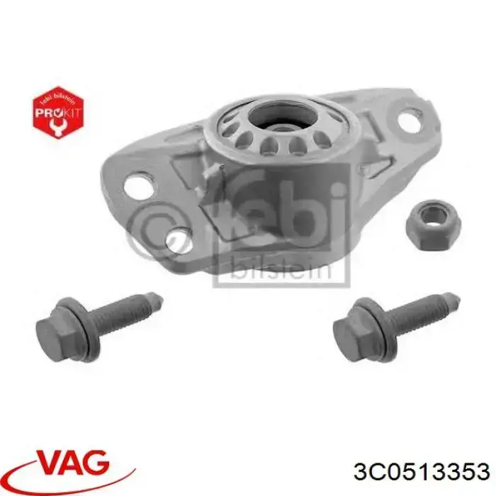 Купить 3C0513353 VAG Опора амортизатора заднего