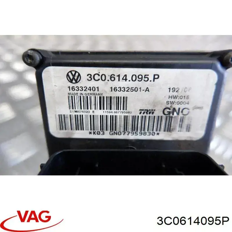  Unidade hidráulico de controlo ABS Volkswagen Passat B6 sedan (3C2) (2005 - 2011) B6