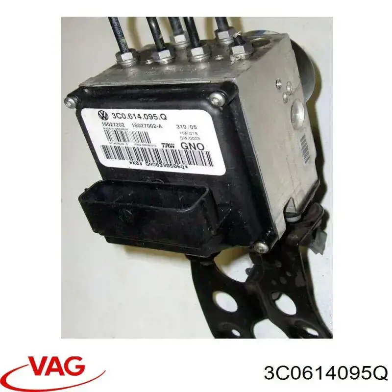 3C0614095Q VAG unidade hidráulico de controlo abs