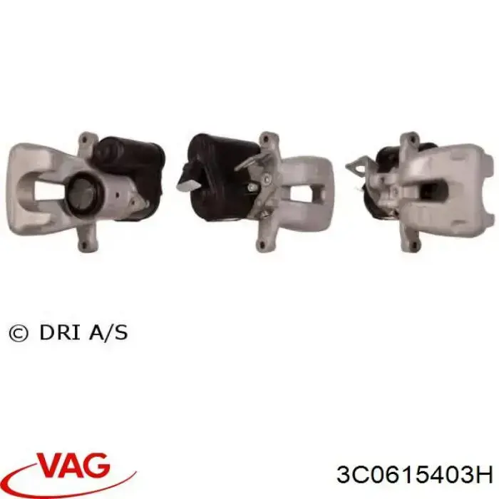 3C0615403H VAG суппорт тормозной задний левый
