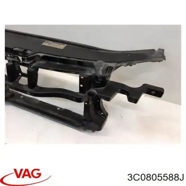 3C0805588J VAG суппорт радиатора в сборе (монтажная панель крепления фар)
