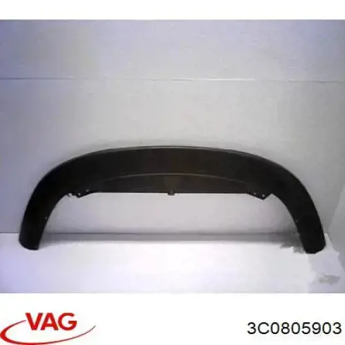 3C0805903 VAG Губа переднего бампера