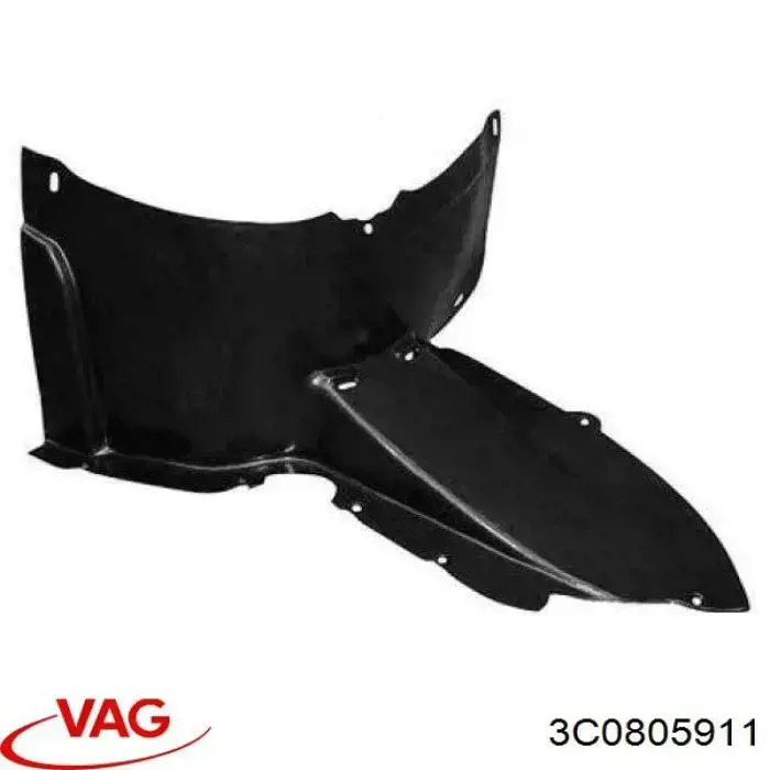 Подкрылок крыла переднего левый передний VAG 3C0805911 цена, от 13.51 USD
