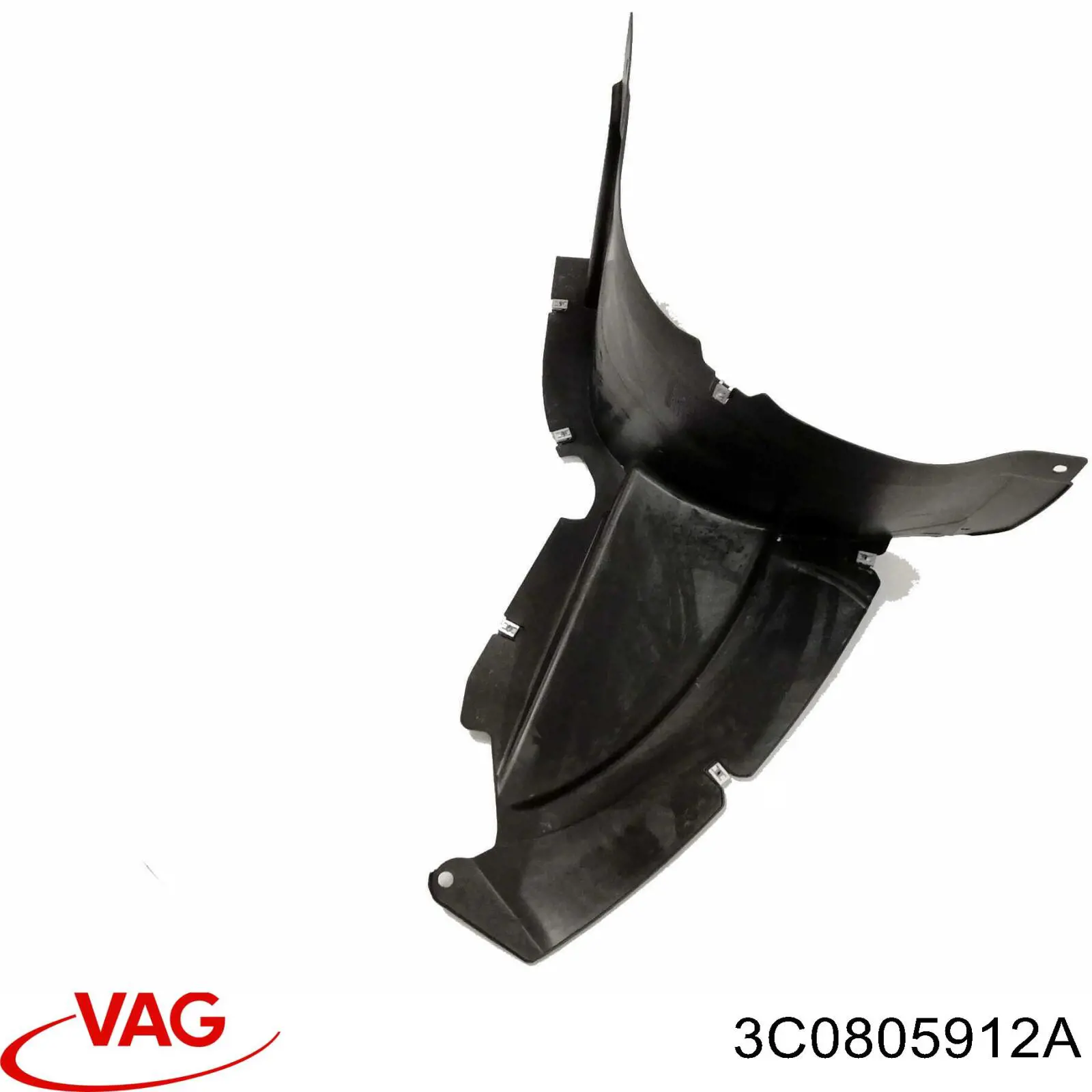 Передний правый подкрылок крыла переднего  VAG 3C0805912A