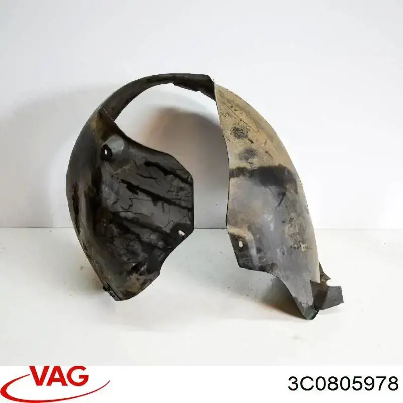 Подкрылок крыла переднего правый задний 3C0805978 VAG