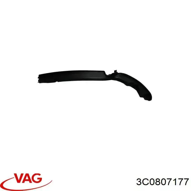 Направляющая переднего бампера левая 3C0807177 VAG