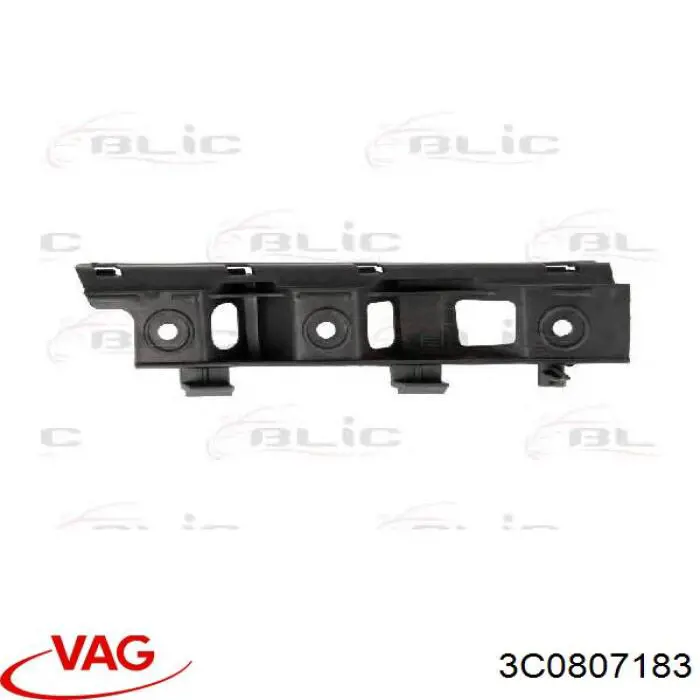 Направляющая переднего бампера левая VAG 3C0807183 цена, от 12.67 USD