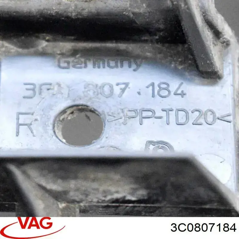 Купить 3C0807184 VAG Направляющая переднего бампера правая