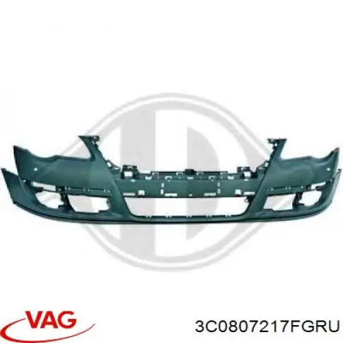 Бампер на авто VAG 3C0807217FGRU цена, от 58.48 USD