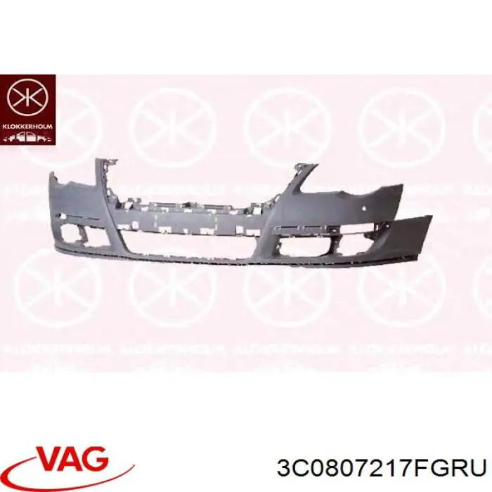 Купить 3C0807217FGRU VAG Буфер (бампер) передний