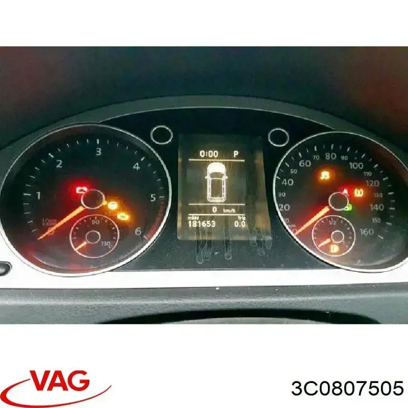 Кронштейн бампера переднего внешний левый 3C0807505 VAG